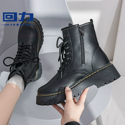 Warrior, Martens, флисовые демисезонные короткие сапоги, ботинки в английском стиле, коллекция 2022, в британском стиле