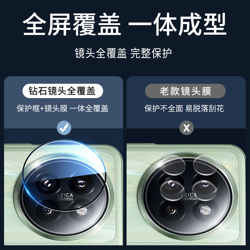 适用小米Civi4Pro镜头膜Civi4手机摄像头xiaomi后置钢化膜vici保护膜新款cviv相机贴膜cici配件Por全包背膜盖 - 图2