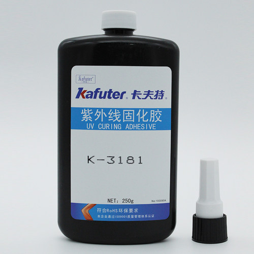 卡夫特K-3181无影胶水UV胶亚克力有机玻璃胶排线补强引线固定250g - 图1