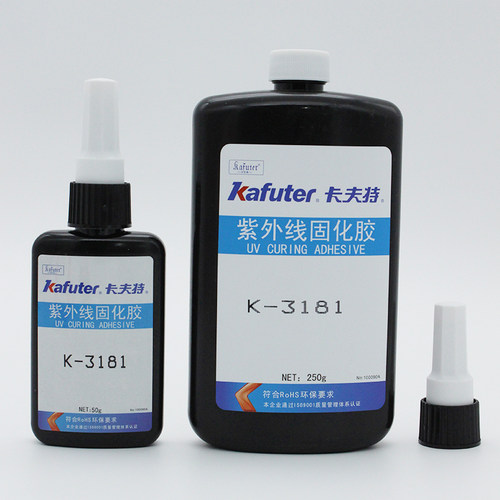 卡夫特K-3181无影胶水UV胶亚克力有机玻璃胶排线补强引线固定250g - 图2
