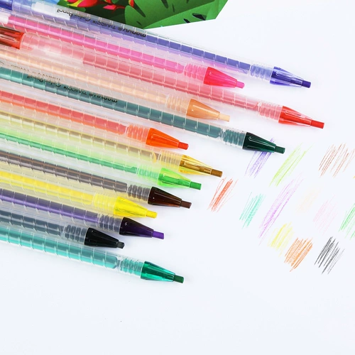 Масляная краска, крутящаяся раскраска, точилка для рисования, 36 цветов, 24 цветов, 12 цветов