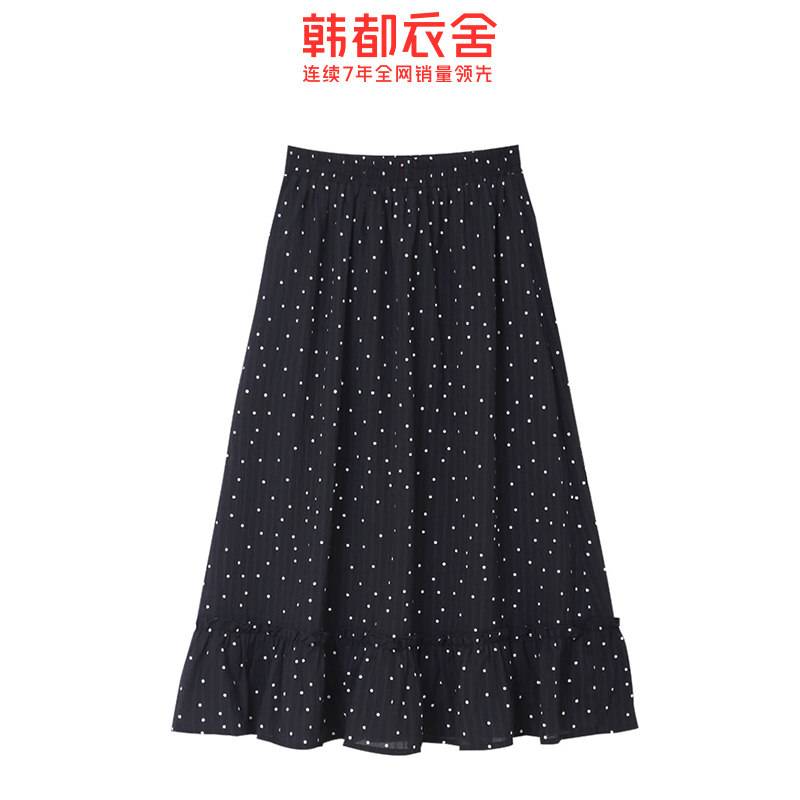 韩都衣舍2020韩版女装夏装新款a筱 韩都衣舍秀衣莲半身裙