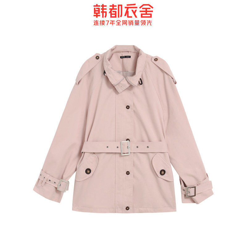 韩都衣舍2020秋装新款韩版尧短外套 韩都衣舍秀衣莲短外套