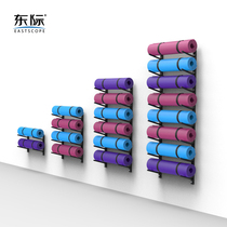 East Inter Large Capacity Multilayer Yoga Mat Containing Rack Wall Yoga Pavilion Gym Gym Foam Roller Finishing Racks