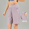 2026 new badminton uniform shorts for women running fitness quick-drying five-point pants summer mobile phone waist bag sports pants