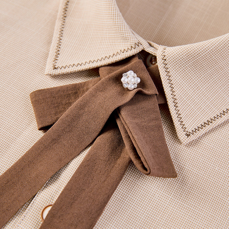 辛格茜复古港味衬衫女长袖2021冬季 singhwest辛格茜服饰旗舰衬衫