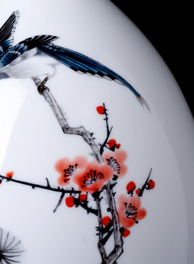 东方泥土庄晓明手绘花瓶摆件