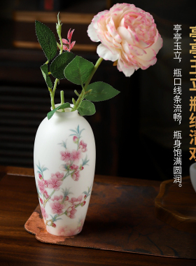 【十二花神】手绘花瓶装饰摆件