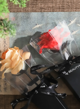 非遗手工陶瓷玫瑰花摆件