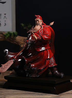 东方泥土陶瓷德化艺术风武财神