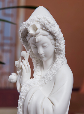 东方艺术中式风踏雪寻梅德化白瓷