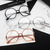 Очки рамки мужские персонализированные литературные ретро -пластиковые зеркало женское миопия Meskeepable Eyes Gm Gm Black Frame