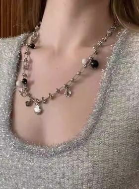 赵昭仪复古朋克海洋探险家项链