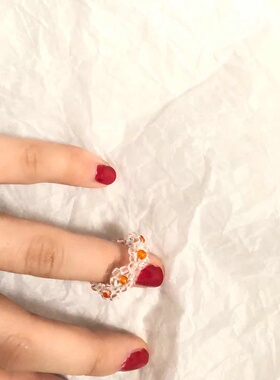 买二送一山楂ylyl同款编织戒指