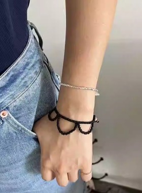 拼色可爱旗帜设计师款手串手链