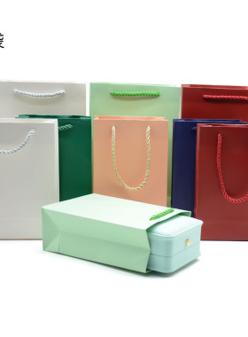 高档珠宝首饰专用礼品纸袋手提袋