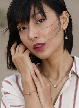 CK满天星不掉色耳钉送女友