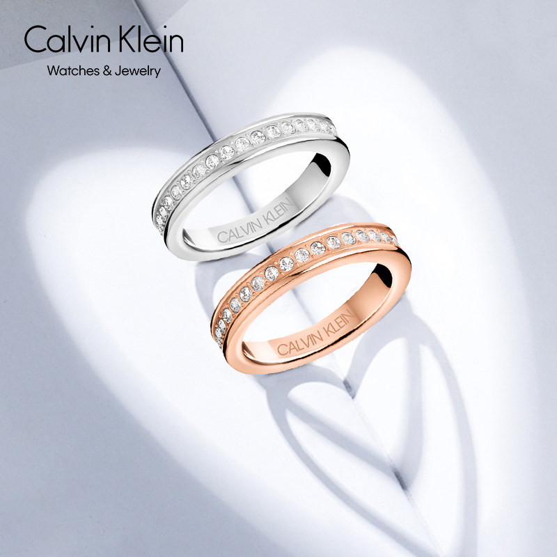 calvin klein /凯文克莱满天星对戒 表库时代戒指/指环