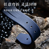 Sweatproof and waterproof environmentally friendly fluororubber watch strap for men