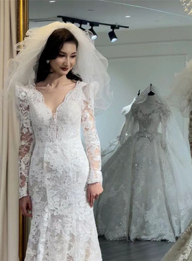 新款多层蓬蓬多层短款头纱新娘领证订婚主纱化妆头饰森系样片配饰
