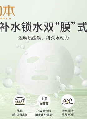 润本成人面膜儿童青少年敏感肌