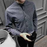 Осенний лонгслив, трендовая рубашка, коллекция 2021, в корейском стиле