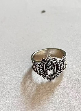 古典暗黑复古戒指ins个性指环大叔男女霸气哥特风古着做旧手饰潮