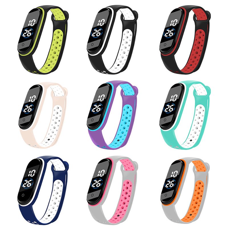 Fashion Sports Watch For Kids Children Waterproof Led Digita-图3