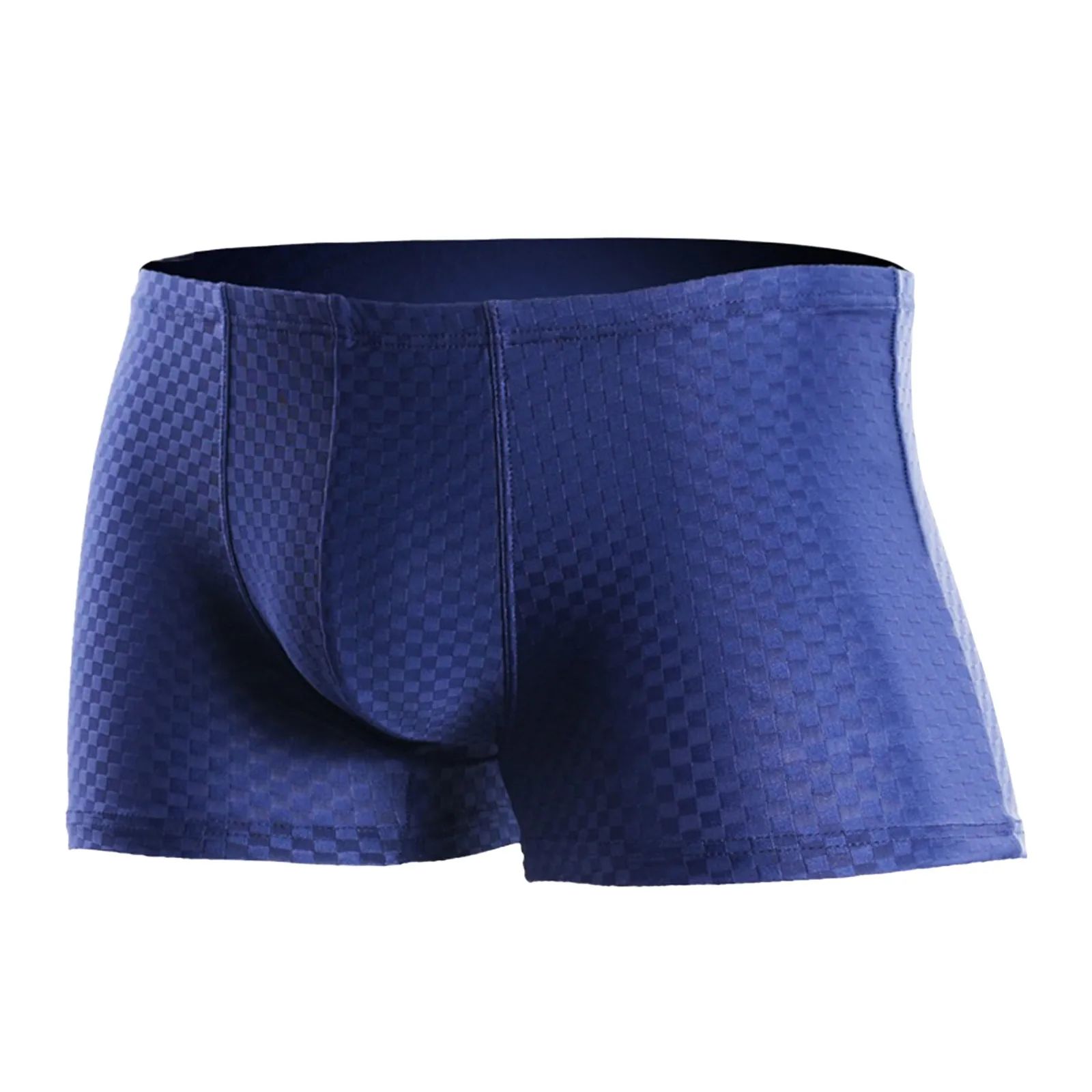 New In Mens Sexy Summer Thin Transparent Ice Silk Boxers Bre - 图3