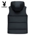 Playboy cotton vest nam mùa thu đông mới phiên bản Hàn Quốc của xu hướng áo vest mỏng xuống vest ấm - Áo vest cotton