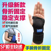 Breathable Wrist Fixer Splint Cuff Wrist Sprained Tendon Sheath Fracture Pain Strain Joint Jacket Detachment Rehabilitation Fitness