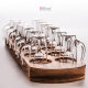 Liquor glass wine divider set crystal glass household Chinese creative wine utensils one-sip glass wine pot spirit glass wine cup