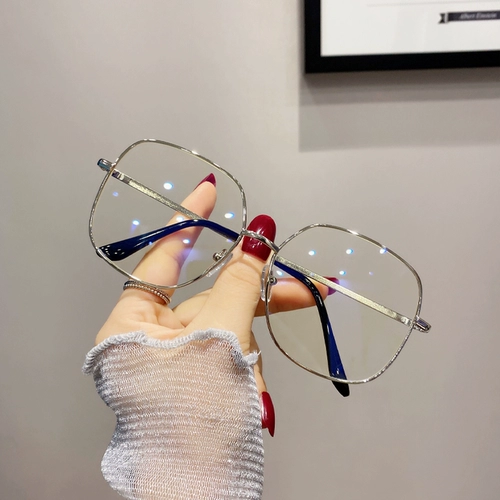 Очки Женская сеть красного лица Xiaosu Face Gm Eye's Men's Men's Men's Trend Flat Mirror Anty -Blu -Ray Framework