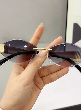 2025春夏新款小脸墨镜女防紫外线大脸显瘦高级感太阳镜街拍潮度假