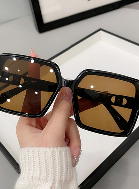 【亏本清仓】太阳镜海边墨镜女防紫外线高级感gm夏黑色眼镜时尚