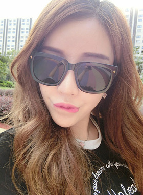 圆脸女士明星款韩版复古个性墨镜