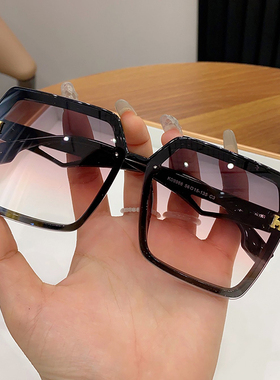 【亏本清仓】网红太阳镜男潮时尚黑色眼镜大脸显瘦防紫外线