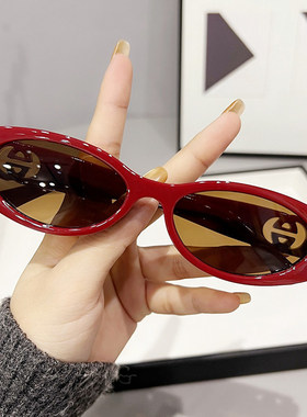豹纹墨镜女高级感大脸男士太阳镜防紫外线2026年复古眼镜网红同款