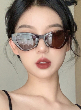 欧美眼镜大脸防紫外线女