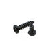 PA hardened iron carbon steel black round head electronic small screw cross disc head self-tapping screw M1M2M3M4M5mm