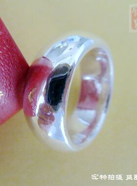 999纯银光面泥鳅背送妈妈指环