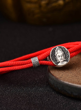 普萨生肖属马人本命佛手绳