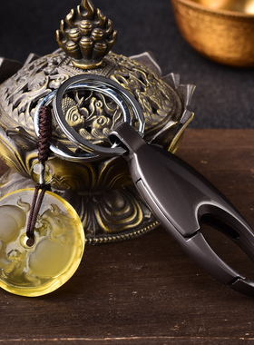 紫水晶黄水晶双牛转运扭转乾坤吊坠项链生肖牛玉牛牛形牛型饰品