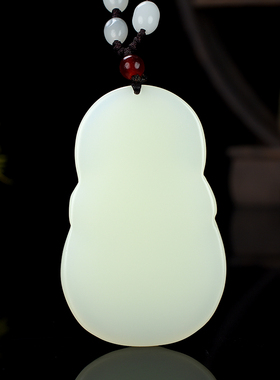 新疆和田玉羊脂玉白玉净瓶观音菩萨吊坠男女款挂件玉坠精品玉佩饰