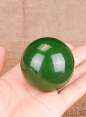 玉翡缘新疆绿色玉石手把件