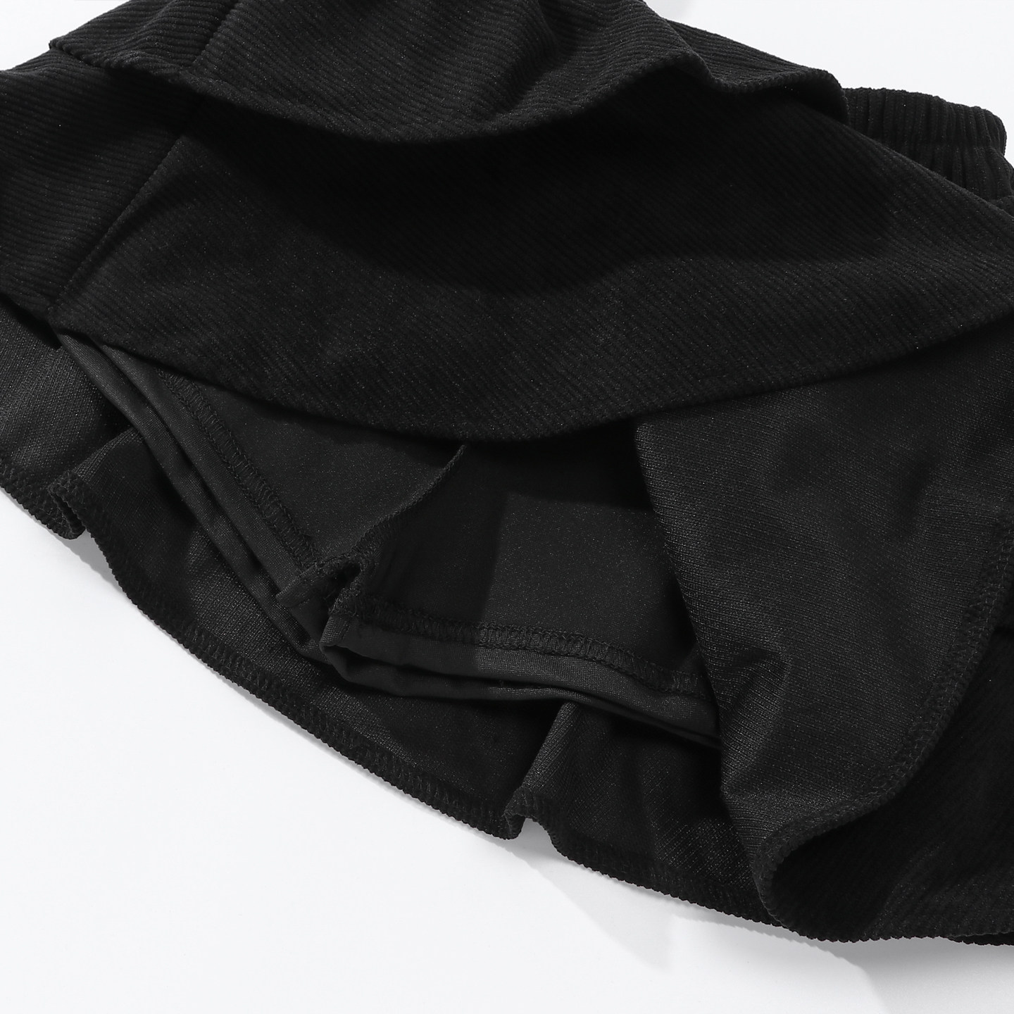 女童黑色灯芯绒蛋糕裙秋冬季蓬蓬裙百搭中高腰显瘦a字短裙半身裙,淘宝优惠券,粉丝福利购,淘宝优惠卷