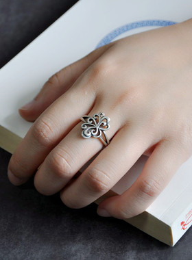 北桑设计新品子墨家古典开口戒指