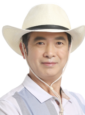 草帽户外防晒中年男士老人帽子