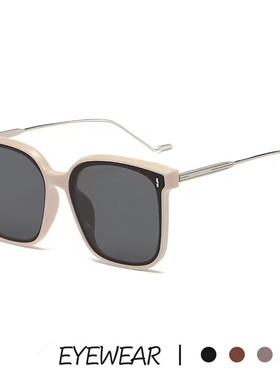 2025新款GM墨镜男潮流网红同款大框太阳镜女复古韩版防紫外线眼镜