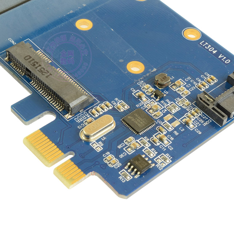 PCIe转mSATA COMBO pci-e转SATA3.0 MSATA扩展卡支持系统盘启动 - 图3